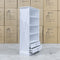 The Hampton Timber Two Drawer Bookcase available to purchase from Warehouse Furniture Clearance at our next sale event.