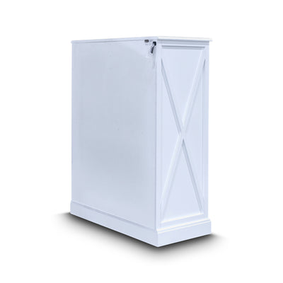 The Hampton 6 Drawer Timber Tallboy available to purchase from Warehouse Furniture Clearance at our next sale event.