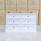 The Hampton 6 Drawer Timber Dresser available to purchase from Warehouse Furniture Clearance at our next sale event.