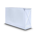 The Hampton 6 Drawer Timber Dresser available to purchase from Warehouse Furniture Clearance at our next sale event.