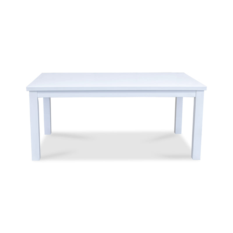 The Daintree 180cm White Dining Table available to purchase from Warehouse Furniture Clearance at our next sale event.