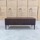 The Shiraz Acacia Hardwood  2 Drawer Entertainment Unit available to purchase from Warehouse Furniture Clearance at our next sale event.