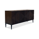 The Shiraz Acacia Hardwood 4 Door Buffet available to purchase from Warehouse Furniture Clearance at our next sale event.