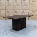 The Shiraz 240cm Acacia Hardwood Dining Table available to purchase from Warehouse Furniture Clearance at our next sale event.