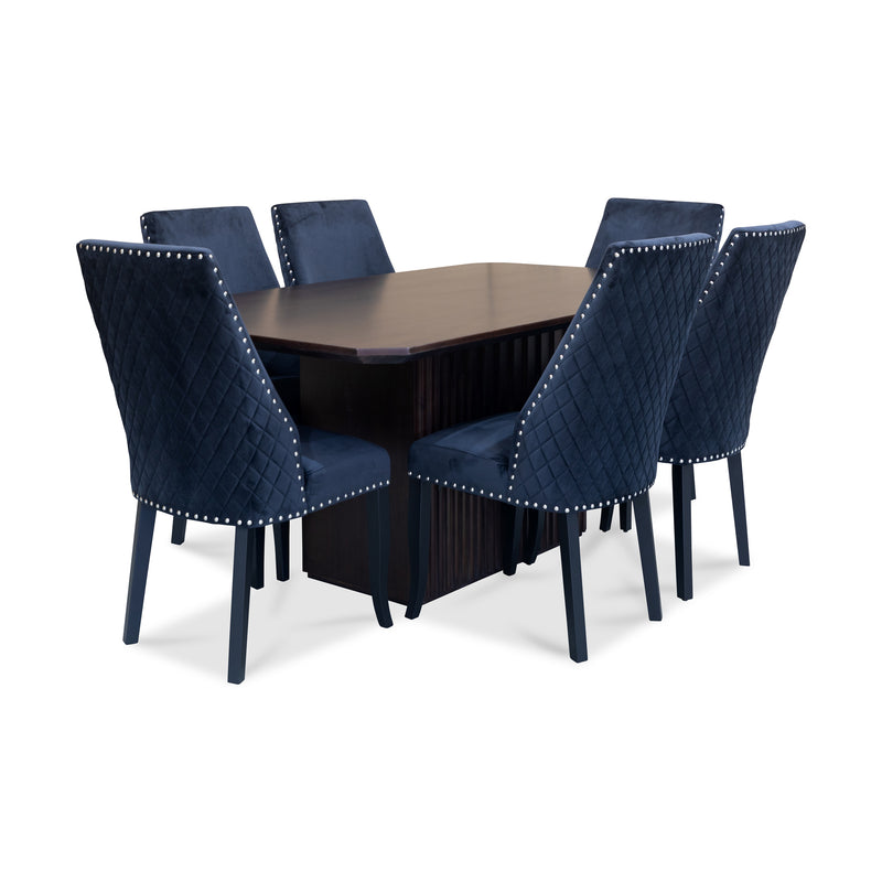 The Shiraz 240cm Acacia Hardwood Dining Table available to purchase from Warehouse Furniture Clearance at our next sale event.