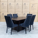 The Shiraz 240cm Acacia Hardwood Dining Table available to purchase from Warehouse Furniture Clearance at our next sale event.