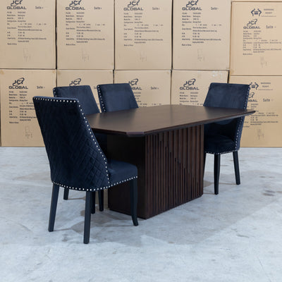 The Shiraz 240cm Acacia Hardwood Dining Table available to purchase from Warehouse Furniture Clearance at our next sale event.