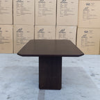 The Shiraz 240cm Acacia Hardwood Dining Table available to purchase from Warehouse Furniture Clearance at our next sale event.