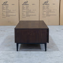 The Shiraz Acacia Hardwood Coffee Table available to purchase from Warehouse Furniture Clearance at our next sale event.
