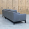 The Tara Three Seater Leather Chaise Lounge - Charcoal available to purchase from Warehouse Furniture Clearance at our next sale event.
