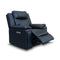 The Dylan Triple Motor Electric Single Recliner - Black Leather available to purchase from Warehouse Furniture Clearance at our next sale event.