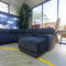 The EXP-11930PRY Modular Corner Suite with Electric Recliner - Charcoal available to purchase from Warehouse Furniture Clearance at our next sale event.