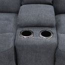 Eathon Modular Electric Corner Lounge - Charcoal