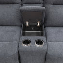 Eathon Modular Electric Corner Lounge - Charcoal