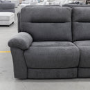 Eathon Modular Electric Corner Lounge - Charcoal