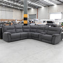 Eathon Modular Electric Corner Lounge - Charcoal