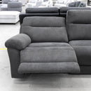 Eathon Modular Electric Corner Lounge - Charcoal