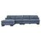 The Eden Modular Corner Lounge - Storm available to purchase from Warehouse Furniture Clearance at our next sale event.