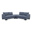 The Eden Modular Corner Lounge - Storm available to purchase from Warehouse Furniture Clearance at our next sale event.