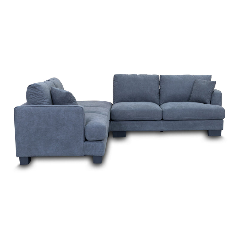 The Eden Modular Corner Lounge - Storm available to purchase from Warehouse Furniture Clearance at our next sale event.