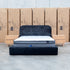 The Elm Double Upholstered Bed - Black