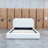 The Elm Double Upholstered Bed - Cream
