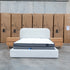 The Elm Double Upholstered Bed - Cream
