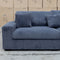 Elona Oversized Plush RHF Chaise Lounge - Black