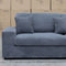 Elona Oversized Plush RHF Chaise Lounge - Grey