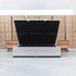 The Emily Queen Fabric Gas Lift Storage Drawer Bed - Oat White - PRE ORDER Available After 23rd October