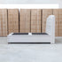 The Emily Queen Fabric Gas Lift Storage Drawer Bed - Oat White - PRE ORDER Available After 23rd October