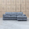 The Enzo RHF Chaise Lounge - Licorice available to purchase from Warehouse Furniture Clearance at our next sale event.