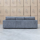 The Enzo RHF Chaise Lounge - Licorice available to purchase from Warehouse Furniture Clearance at our next sale event.