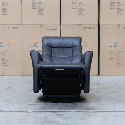 The La-Z-Boy Finn Large Plus Rocker Recliner Swivel Chair - Essenza Nero available to purchase from Warehouse Furniture Clearance at our next sale event.