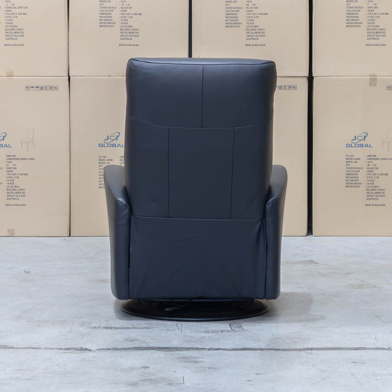 The La-Z-Boy Finn Large Plus Rocker Recliner Swivel Chair - Essenza Nero available to purchase from Warehouse Furniture Clearance at our next sale event.
