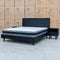 The Andean Hardwood King Bed available to purchase from Warehouse Furniture Clearance at our next sale event.