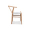 The Arc Wishbone Dining Chair - Natural/Natural available to purchase from Warehouse Furniture Clearance at our next sale event.