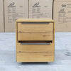 The Newfarm 2 Drawer Bedside - Available after 8th March available to purchase from Warehouse Furniture Clearance at our next sale event.