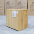 The Newfarm Distressed Oak Two Drawer Hardwood Bedside