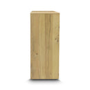 The Newfarm Distressed Oak Four Drawer Hardwood Tallboy available to purchase from Warehouse Furniture Clearance at our next sale event.
