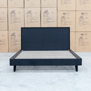 The Andean Hardwood King Bed available to purchase from Warehouse Furniture Clearance at our next sale event.