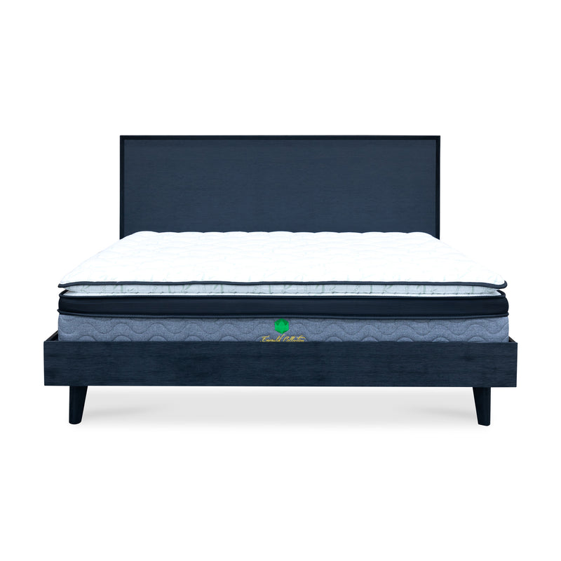 The Andean Hardwood King Bed available to purchase from Warehouse Furniture Clearance at our next sale event.