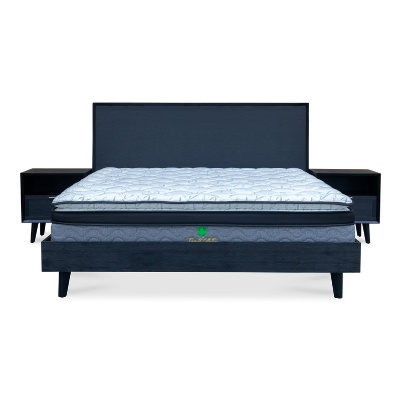 The Andean Hardwood King Bed available to purchase from Warehouse Furniture Clearance at our next sale event.