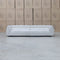 The Fara Curved Fabric Four Seat Sofa - Cloud available to purchase from Warehouse Furniture Clearance at our next sale event.
