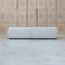 The Fara Curved Fabric Four Seat Sofa - Cloud available to purchase from Warehouse Furniture Clearance at our next sale event.