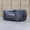 The Fara Curved Fabric Armchair - Steel available to purchase from Warehouse Furniture Clearance at our next sale event.