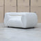 The Fara Curved Fabric Armchair - Cloud available to purchase from Warehouse Furniture Clearance at our next sale event.
