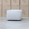 The Fara Curved Fabric Two Seat Sofa - Cloud available to purchase from Warehouse Furniture Clearance at our next sale event.