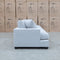 The Fate Deep Seat Feather & Foam Modular Corner Ottoman Suite - Bluefox available to purchase from Warehouse Furniture Clearance at our next sale event.