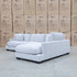 The Fate Deep Seat Feather & Foam RHF Chaise Lounge - Bluefox